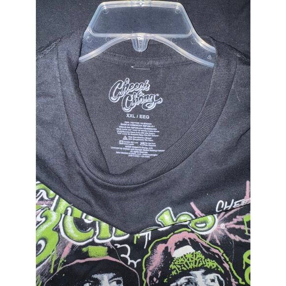 Cheech & Chong Black Graphic Tee | XXL | MAD Engine NWOT - Picture 2 of 12